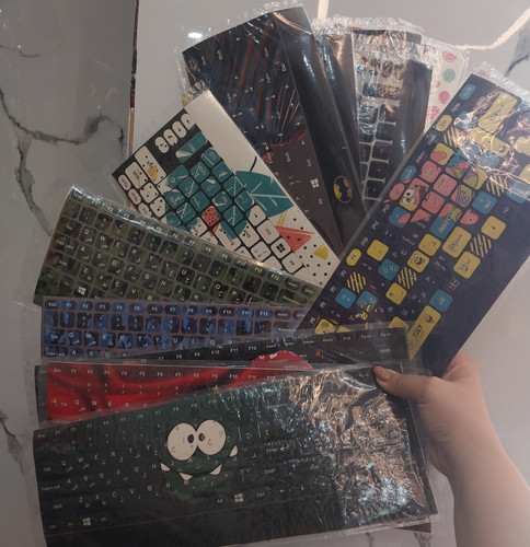 ترب کیبورد طرح دار برچسب لپتاپ برچسب طرح دار کیبورددخترونه پسرانه
