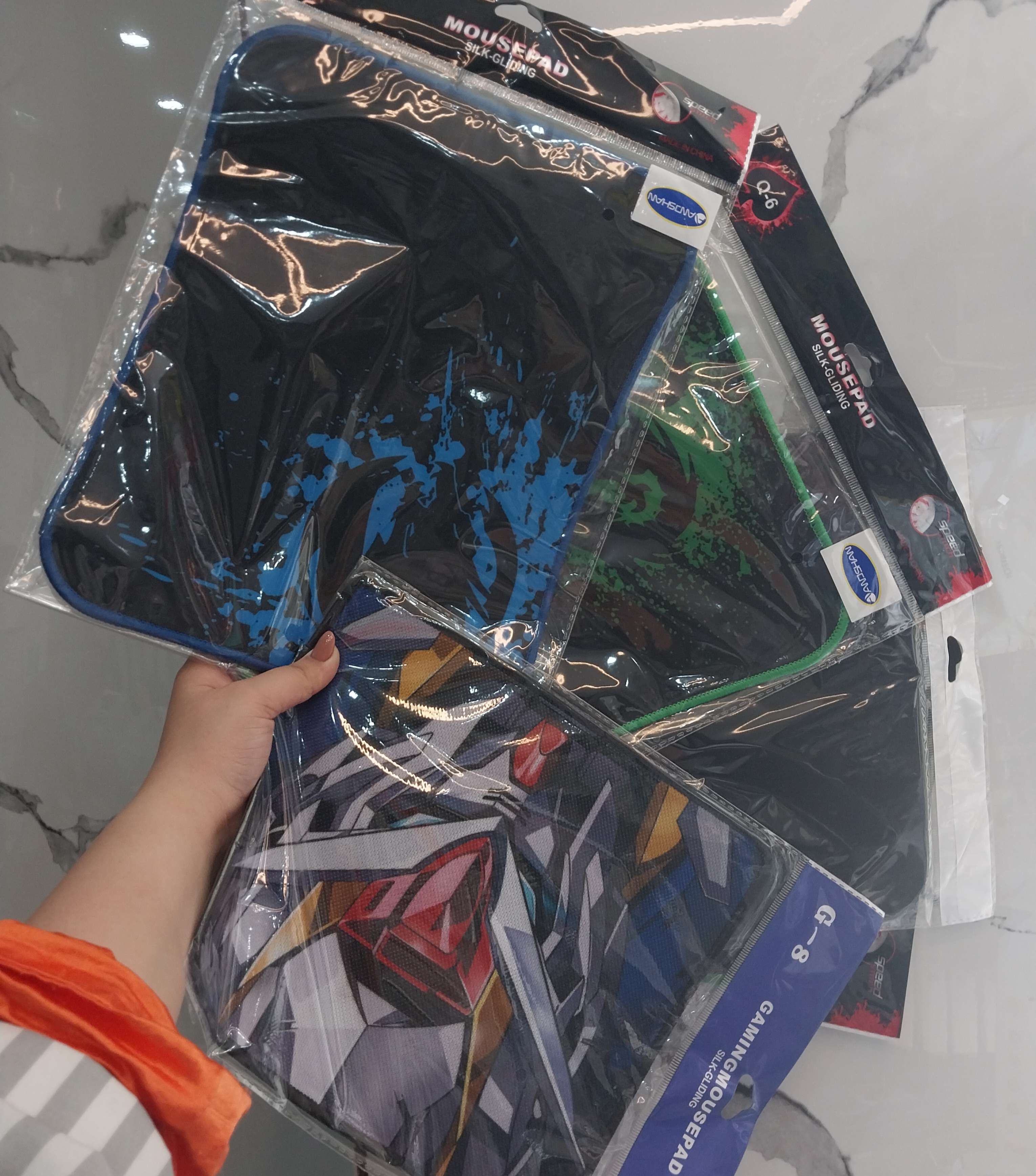 ترب پد ماوس ضد لغزش ماوس لپ تاپ دارای دوخت اطراف پد گیمینگ پسرانه دخترانه